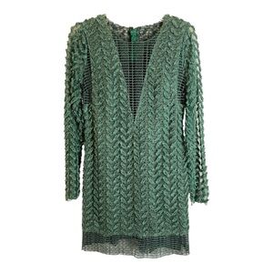Anthropologie Tracy Reese Black Label Shera Long-sleeve Shift Dress Size 4